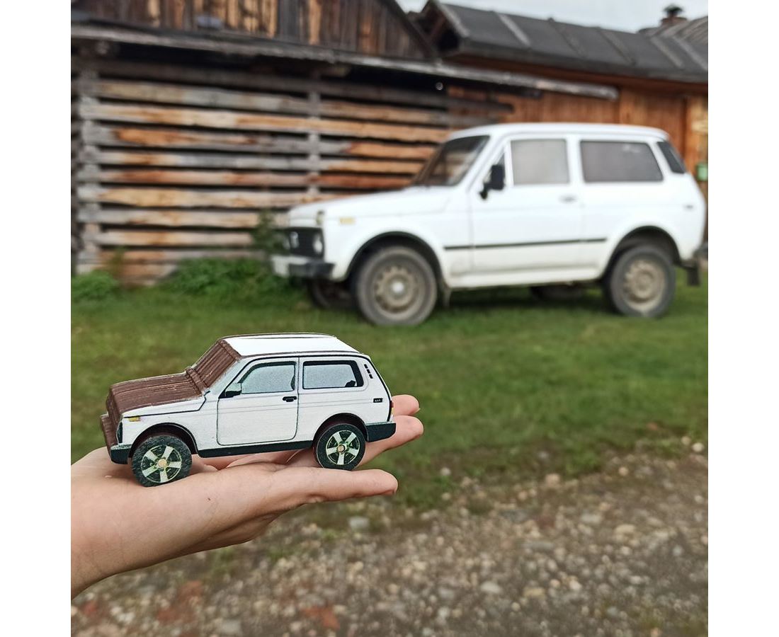 Деревянный игрушечный автомобиль, ТИЛИ-ДИЛИ